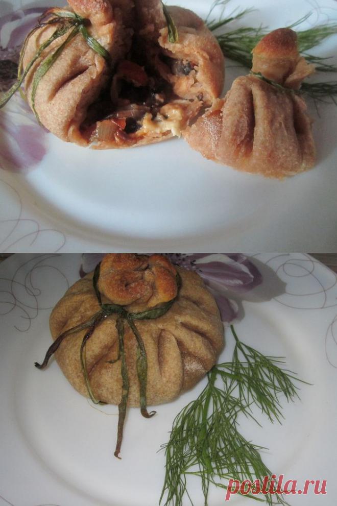 Мешочки с грибами По -Смоленски