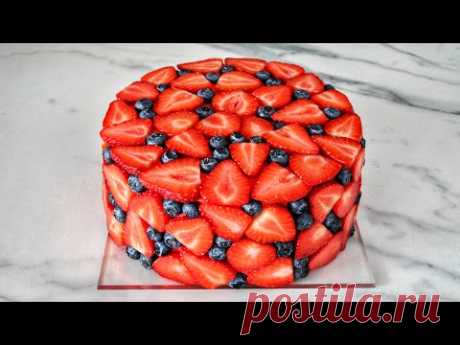 Клубничный ТОРТ 🍓 Ягодный ДЕКОР