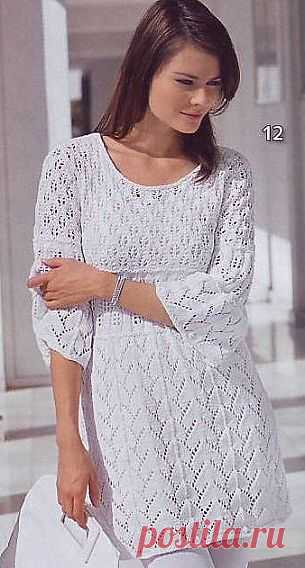Туника спицами / Вязание для женщин спицами. Схемы / PassionForum - мастер-классы по рукоделию