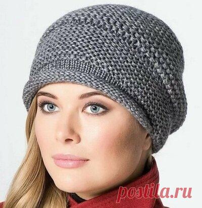 Не будем усложнять! Простые, но красивые шапки спицами | Южная сова | Яндекс Дзен