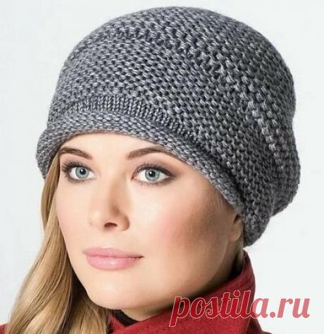 Не будем усложнять! Простые, но красивые шапки спицами | Южная сова | Яндекс Дзен