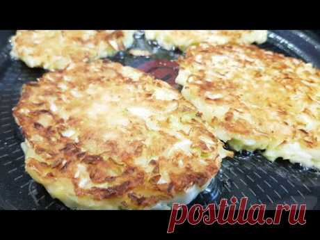 Обалденно Вкусные 👉 КАПУСТНЫЕ КОТЛЕТЫ - ОЛАДЬИ с СЫРОМ 👉 Оладушки из МОЛОДОЙ КАПУСТЫ Очень ВКУСНО