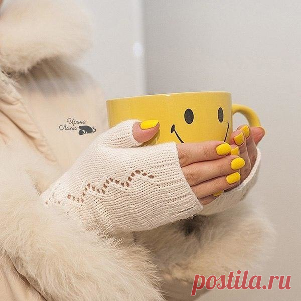 Митенки спицами / Западло
