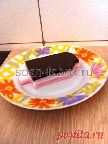 Взбитое мыло из основы «Эскимо»