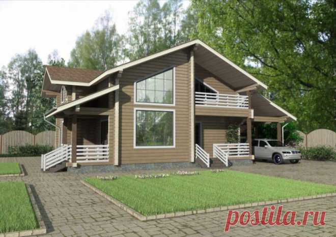 ООО "ЛесоДар" / Тольятти. Проекты домов из профилированного бруса до 200 м2