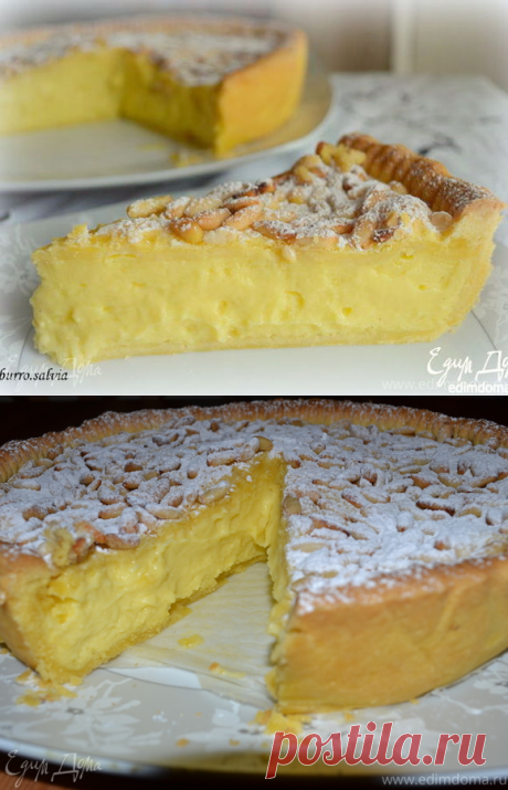 "Бабушкин Торт" (Torta della nonna) | Официальный сайт кулинарных рецептов Юлии Высоцкой