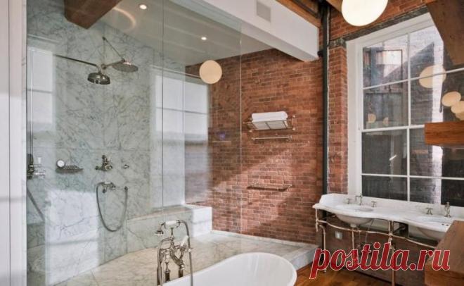 Кирпичная кладка как элемент дизайна интерьера — Роскошь и уют