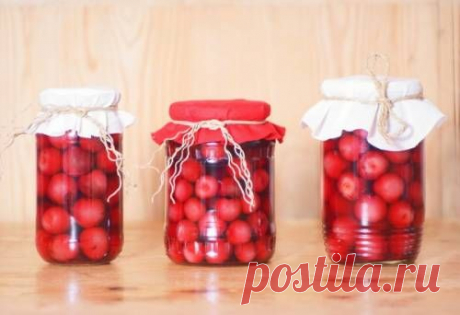 Компот из черешни - заготовки на зиму / Простые рецепты