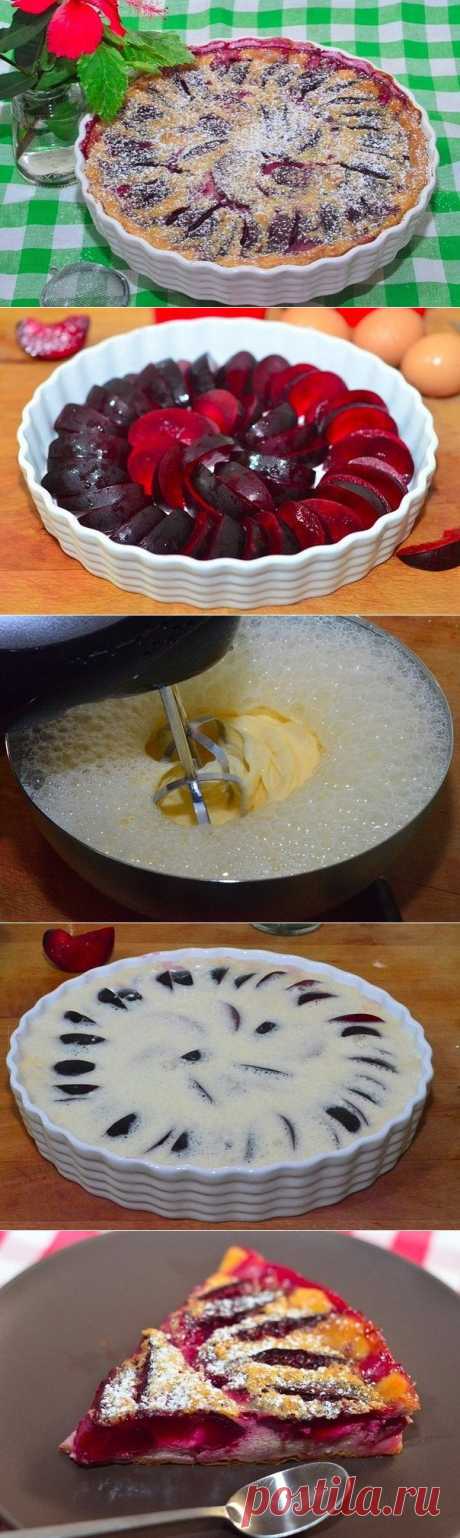 Пирог со сливами