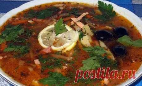 Офигительный рецепт супа "Солянка" | _dora_recipes_ | Яндекс Дзен