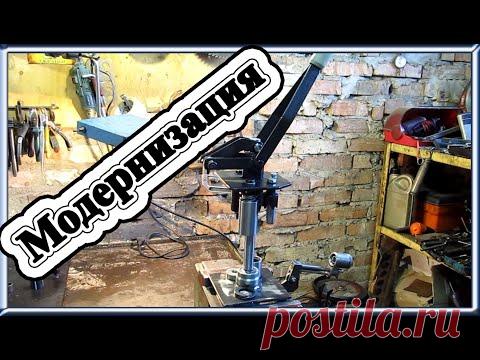 Модернизация самодельного станка для самостоятельного снаряжения пластиковых гильз 12 калибра.