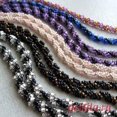 Основные виды жгутов из бисера