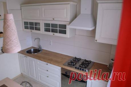 Кухня: белая, фактурная