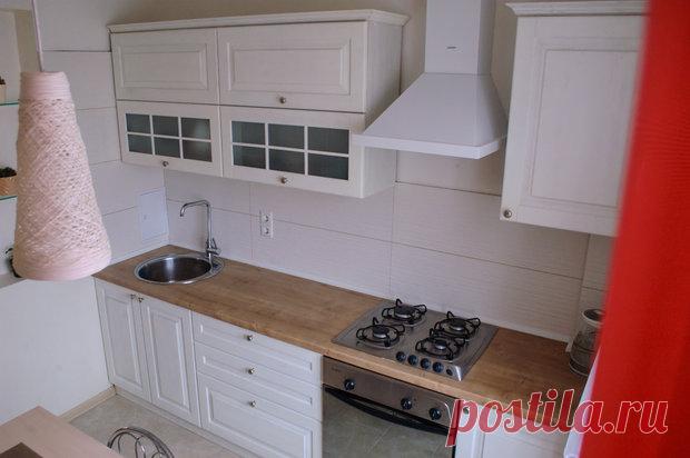 Кухня: белая, фактурная