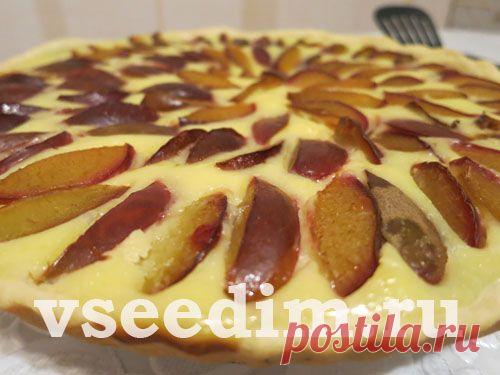 Потрясающий сливовый тортик - идеально в нем все - и начинка, и тесто, и сочность, и сладость, и кислинка!