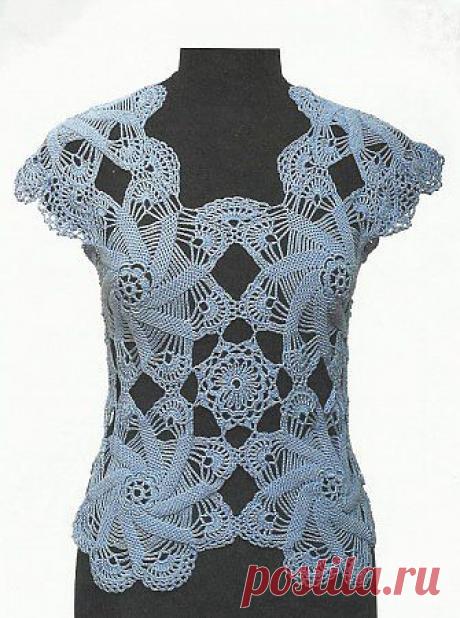 Кружевной топ