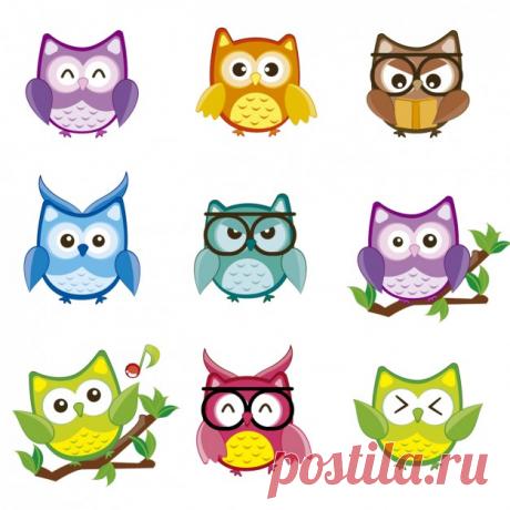 Коллекция Красочные совы Более миллиона свободных векторов, PSD, фотографии и бесплатные иконки. Эксклюзивные халявы и все графические ресурсы, которые необходимые для ваших проектов
