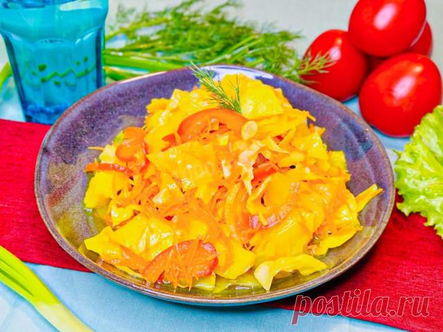 Капуста маринованная с куркумой рецепт с фото пошагово - 1000.menu