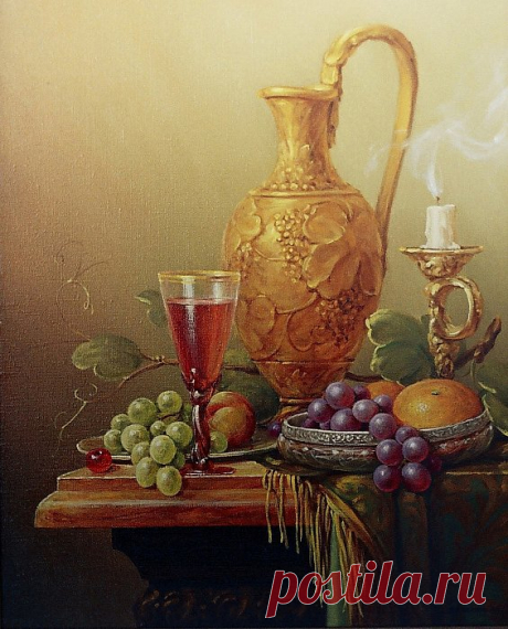 Александр Варикаш - Ветерок холст , масло 2008 г. из альбома «натюрморт»