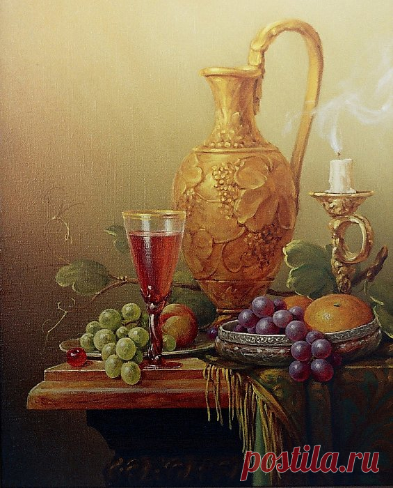Александр Варикаш - Ветерок холст , масло 2008 г. из альбома «натюрморт»