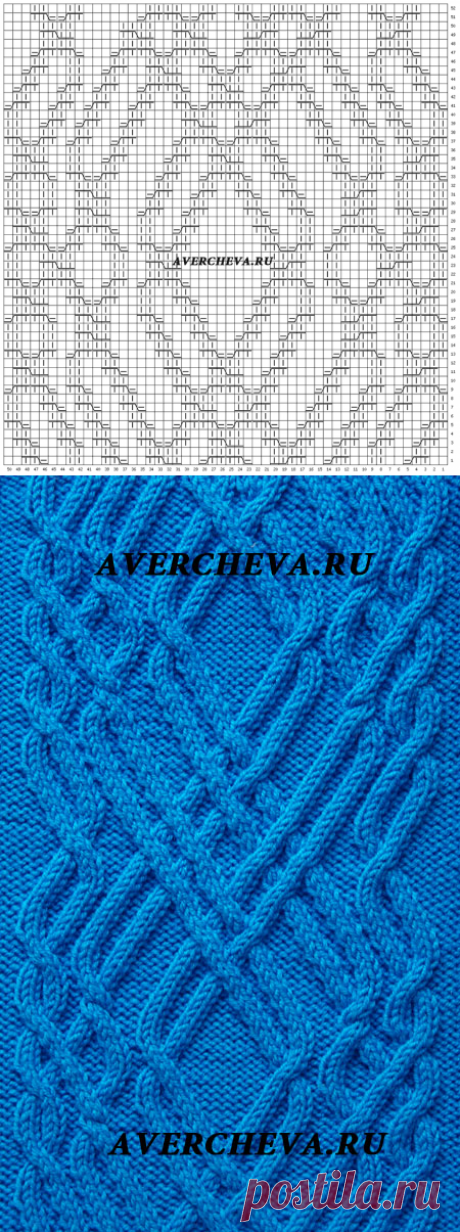 арановый узор спицами