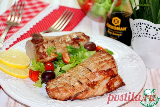 Запеченная пикантная свиная вырезка Кулинарный рецепт