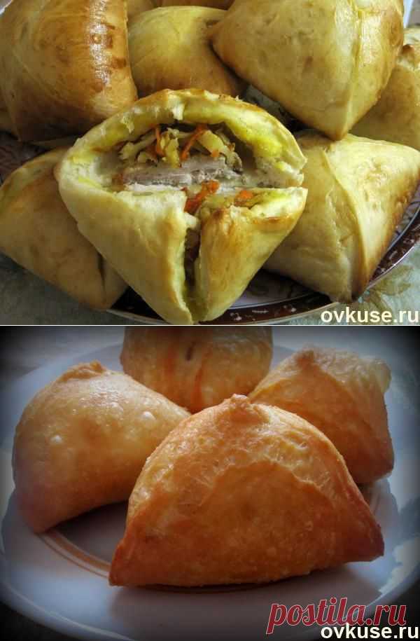 Конвертики с капустой и куриными грудками - Простые рецепты Овкусе.ру