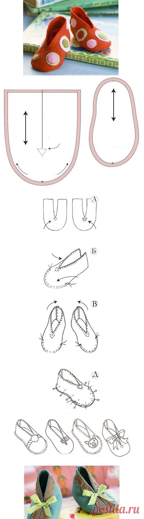 DIY baby shoes. need to make one day.