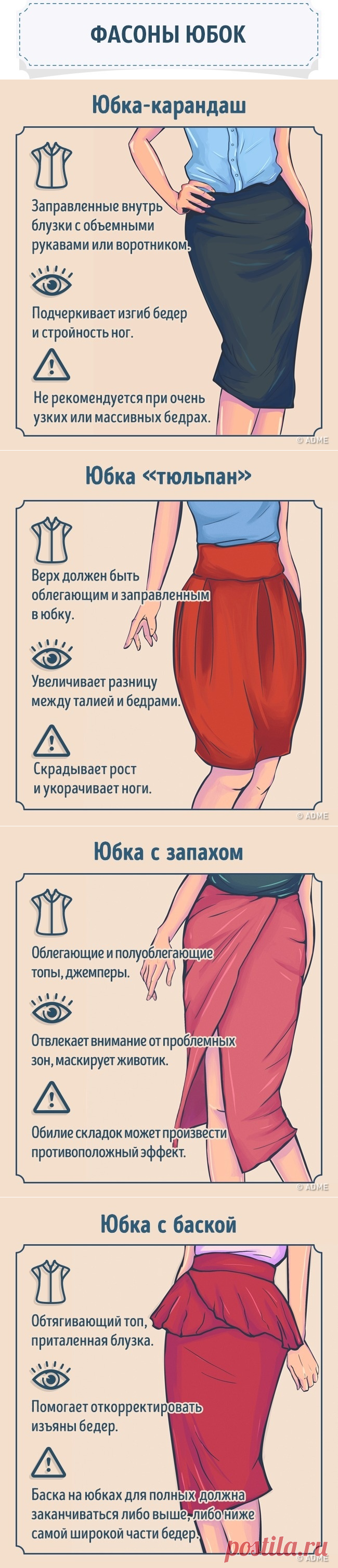 Как выбрать идеальную юбку по типу фигуры