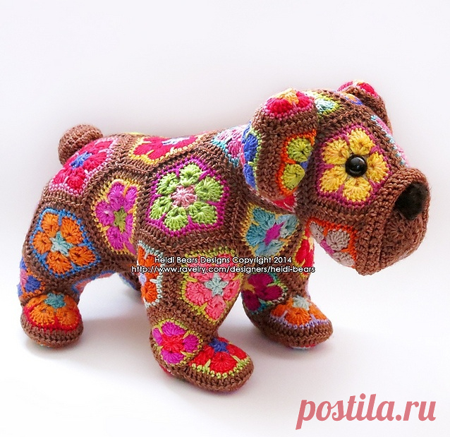 Вязаные игрушки Хайди из ЮАР.