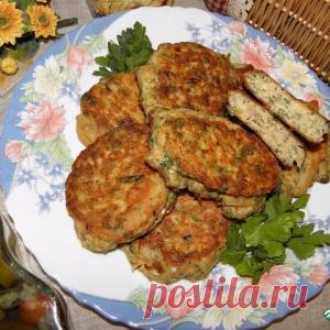 Рыбные оладьи 