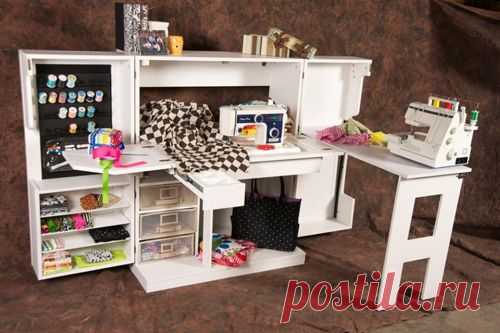 The Original ScrapBox™ Open White SewingBox (Assembled)! Store Your Stuff in Style™ | 2 "SWEET" FOR my STUDIO "SUITE"