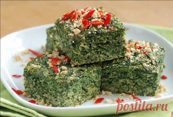 кю-кю: омлет из зелени; восточная кухня