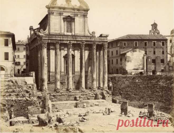 Руины Рима - фотографии 1880-х годов - Жизнь планеты Уникальные кадры засыпанного Рима. Мы много слышали о том, что мол художники-руинисты ( Пиранези и другие) были просто фантазёрами. И никогда такого не было, чтобы города стояли в руинах, которые …