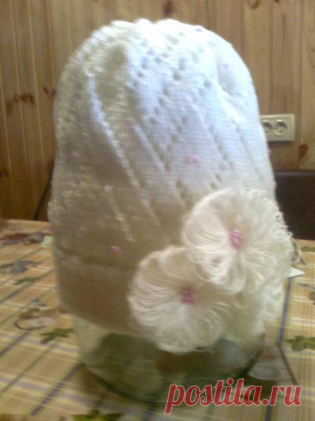 шапка -ажур