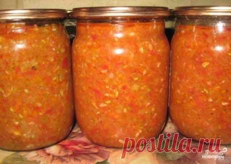 Аджика из кабачков на зиму