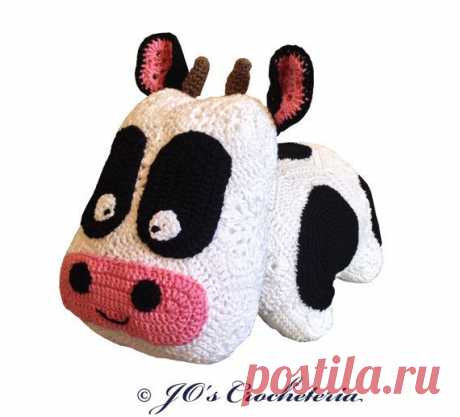 Crochet Pattern  Camille the African Flower Cow от JOsCrocheteria МАГАЗИН