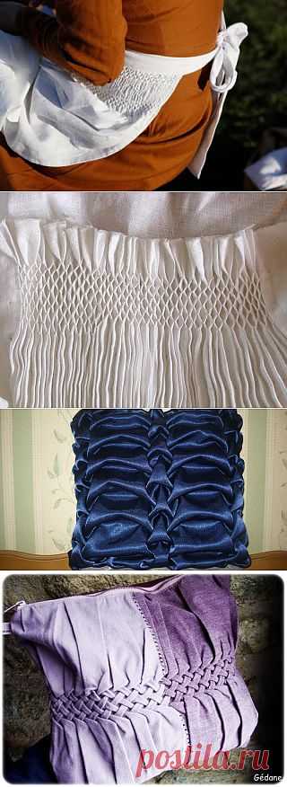 Защипы и гофра.