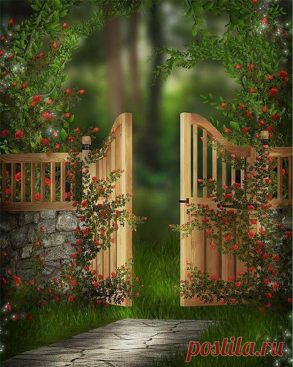 Неописуемая красота: креатифф-подход к заборам и калиткам на садовом участке