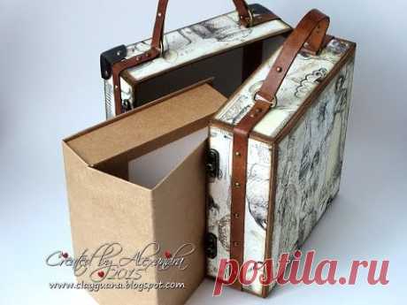 Vintage Suitcase and AlbumTutorial   part2   Making the Drawer Album