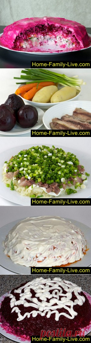 Сельдь под шубой/Сайт с пошаговыми рецептами с фото для тех кто любит готовить