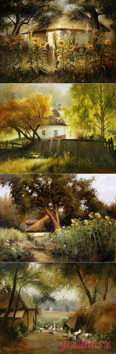 ИЗО: Сельские пейзажи. Юрий Журка