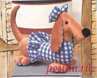 Выкройка игрушки-таксы