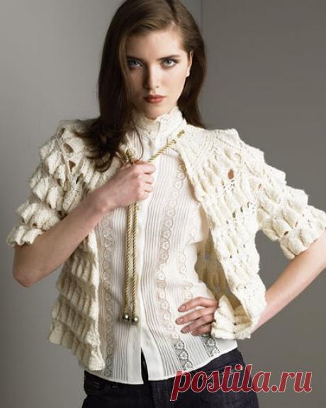 Вязать болеро своими руками. Схема болеро бесплатно | Лаборатория домашнего хозяйства