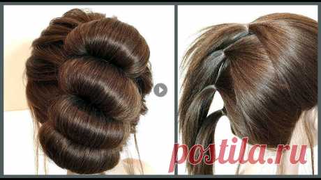 Простой способ прически на короткие волосы для себя.Easy hairstyle for short hair for yourself Прически на короткие и средние волосы. Свадебные и Вечерние прически на короткие волосы. Прически на короткие волосы на выпускной. Hairstyles for shor...