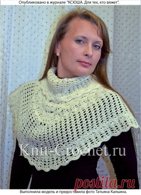 Бактус крючком. - Шали, шарфы, шапки крючком - Вязание крючком - Каталог статей - Вязание спицами и крючком