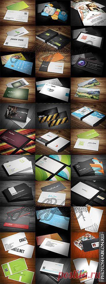 40 Business Card Templates 05 - 40 шаблонов визитных карточек - 17 Июля 2013 - Бесплатные шаблоны для фотошопа