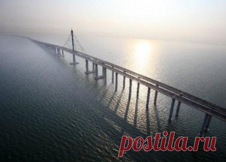 Китай открывает самый длинный в мире мост, проходящий над водой. DailyTechInfo.