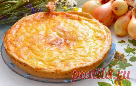 Вкуснейший луковый пирог - можно язык проглотить | Вкусные рецепты | Яндекс Дзен