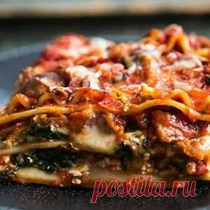 Вегетарианская лазанья с баклажанами рецепт – паста и пицца
